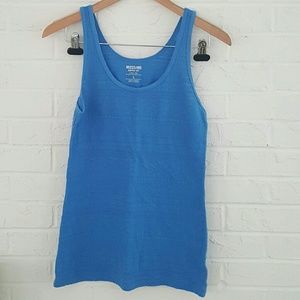 Light blue textured tank